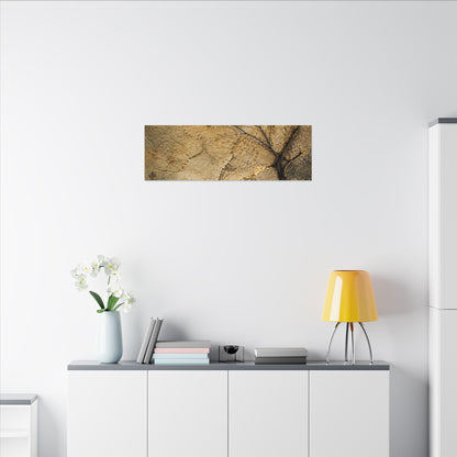 Cracked Earth Spring Canvas Art | Japandi Warm Design