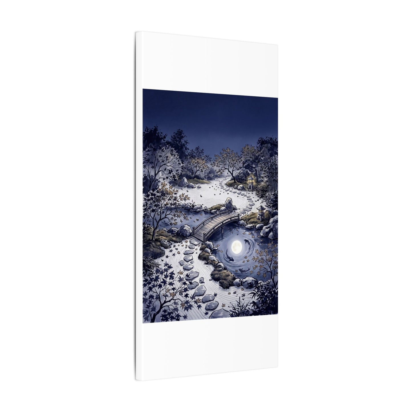 Torii Gate Enso Canvas Art | Contemplative Zen Art