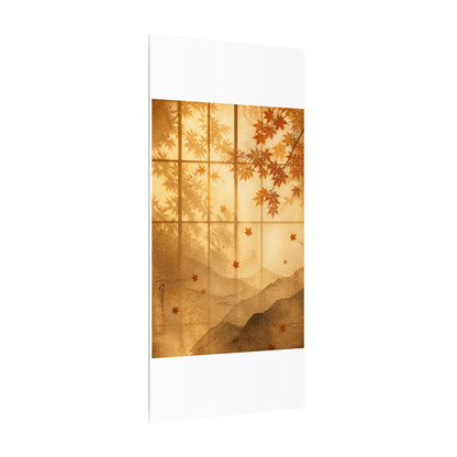 Shoji Screen Texture Canvas Art | Earthy Japandi Art