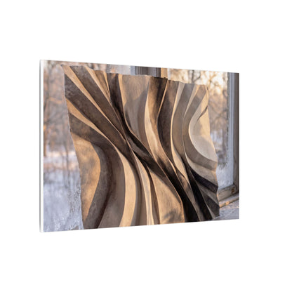 Mono No Aware Paper Fold Canvas Art - Japandi Minimal Line