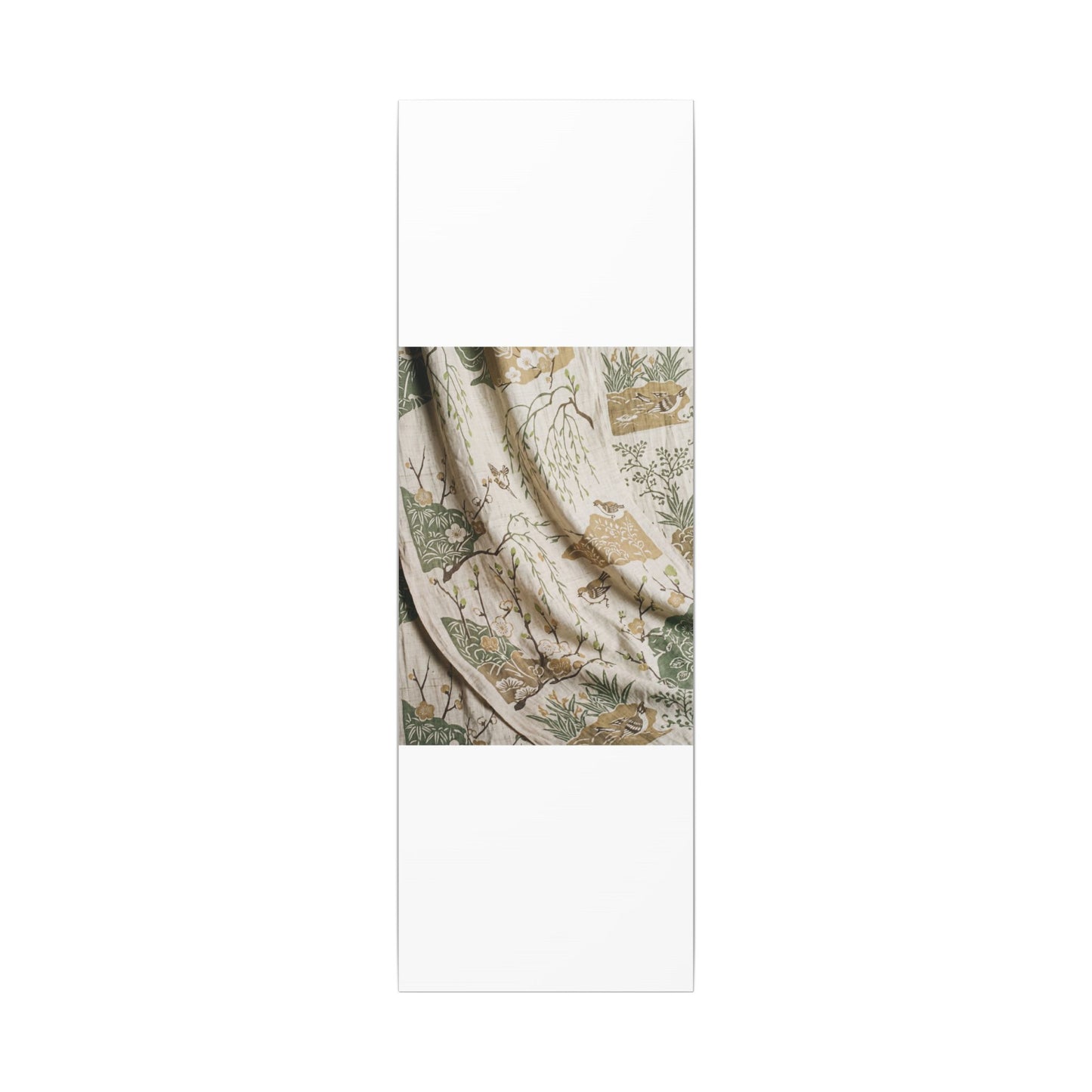 Silk Drape Canvas Art | Spring Japandi Japanese Pattern Art