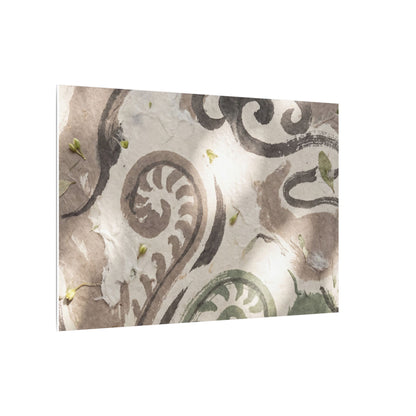 Dappled Ink Brushstroke Canvas Art - Japandi Ma