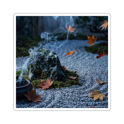 Moonlight Incense Smoke Sticker - Zen Fukinsei