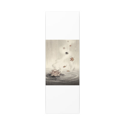 Lotus Flower Canvas Art | Autumn Zen Ukiyo E Inspired Art