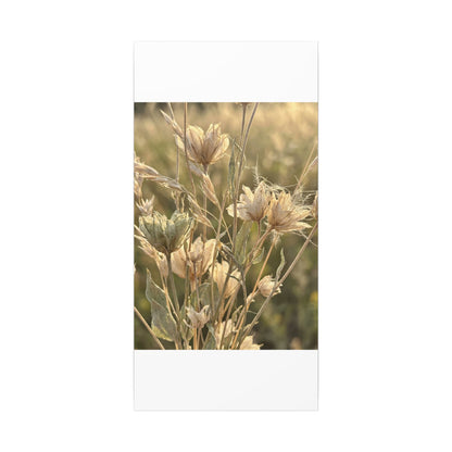 Summer Dried Flowers Minimal Line Canvas Art | Cozy Decor