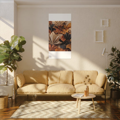 Paper Fold Texture Canvas Art | Elegant Japandi Art