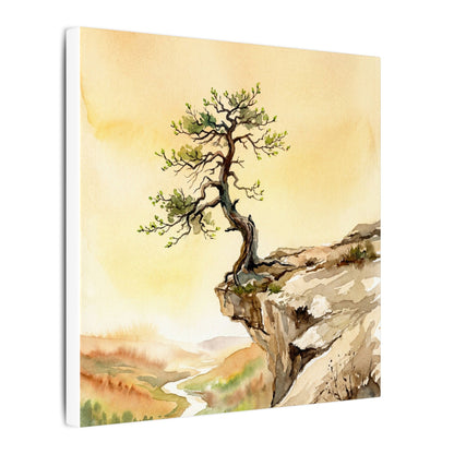 Golden Hour Pine Tree Canvas Art - Japandi Fukinsei