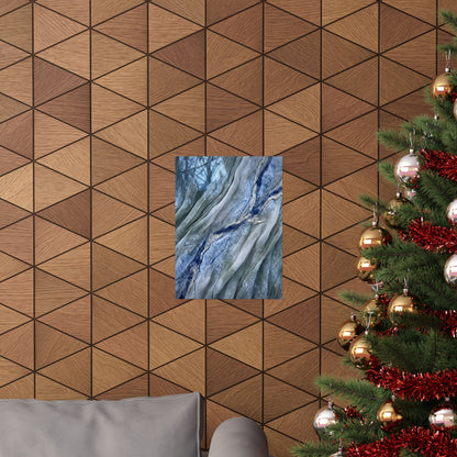 Warm Silk Drape Wall Art Print - Texture Japandi