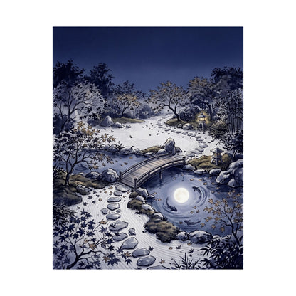 Contemplative Torii Gate Wall Art Print - Enso Zen
