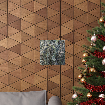 Dried Flowers Winter Wall Art Print | Japandi Neutral Design
