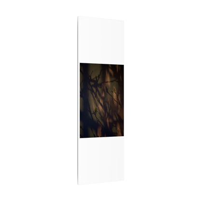 Candlelight Shadow Play Canvas Art - Dark Japandi Shibui