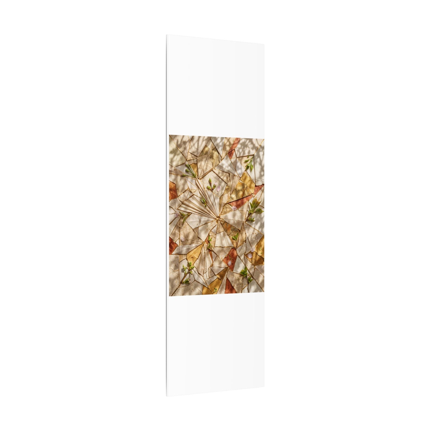 Resilient Paper Fold Canvas Art - Gold Repair Kintsugi