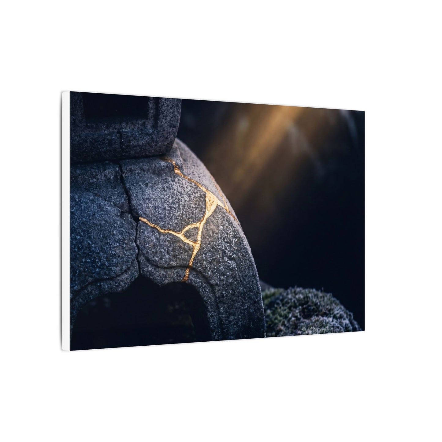Ma Moonlit Garden Canvas Art - Kintsugi Broken Beauty
