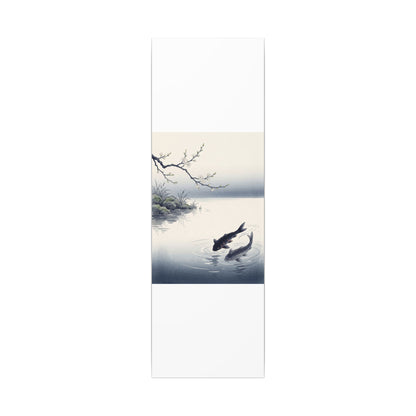 Ma Koi Pond Canvas Art - Zen Ukiyo E Inspired