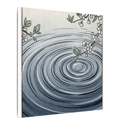 Calm Water Ripple Canvas Art - Ukiyo E Inspired Zen