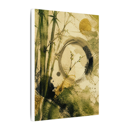 Ink Brushstroke Sumi E Canvas Art | Calm Zen Art