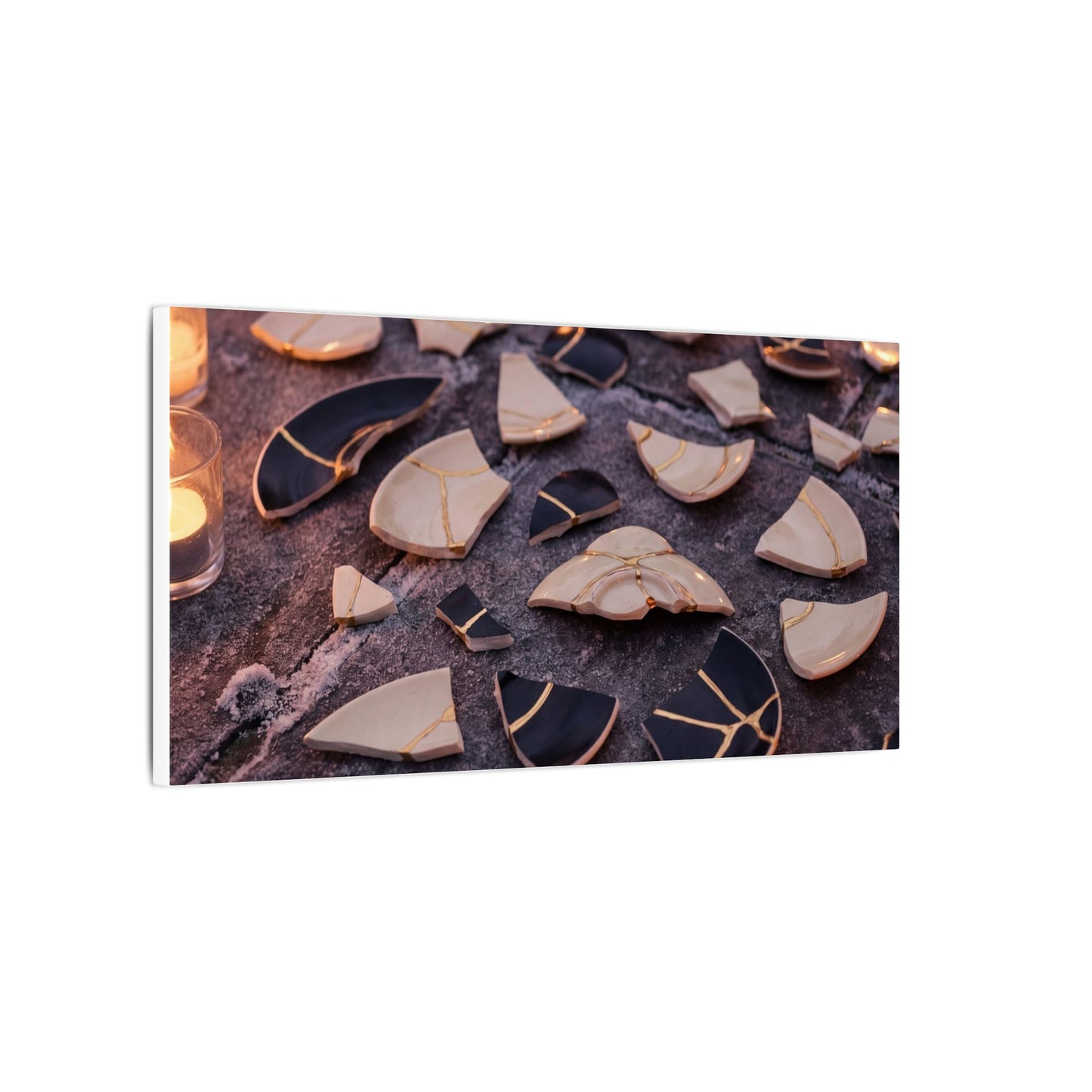 Winter Broken Pottery Broken Beauty Canvas Art | Beautiful Decor