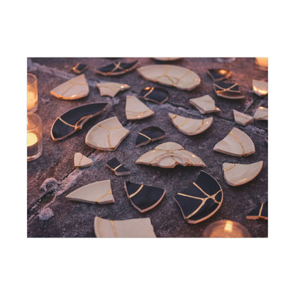 Winter Broken Pottery Broken Beauty Canvas Art | Beautiful Decor Art Print