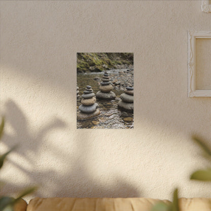 Bamboo Grove Winter Canvas Art | Zen Serene Design
