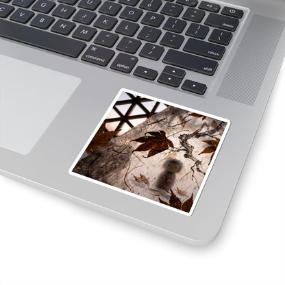 Datsuzoku Shoji Screen Sticker - Dark Japandi Dark Texture