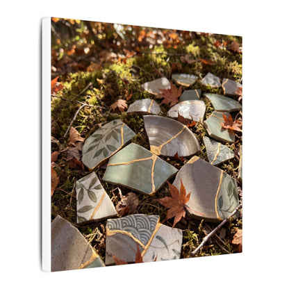 Broken Pottery Japanese Pattern Canvas Art | Elegant Japandi Art
