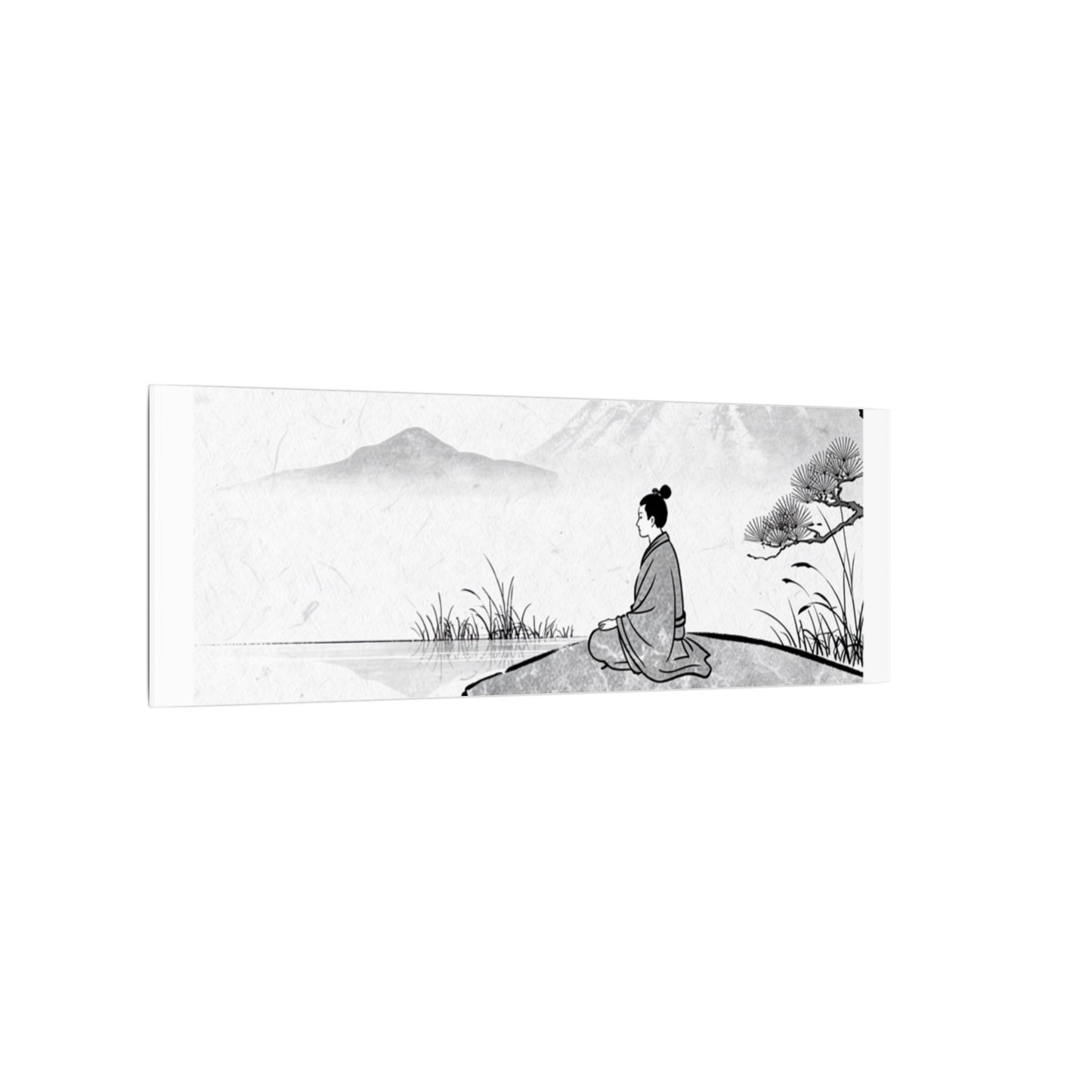 Meditation Harmonious Zen Ukiyo-e Canvas Art