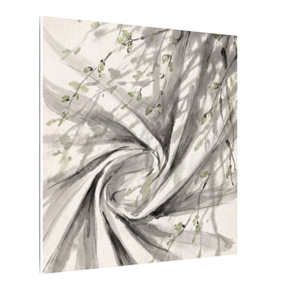 Silk Drape Spring Canvas Art | Zen Contemplative Design