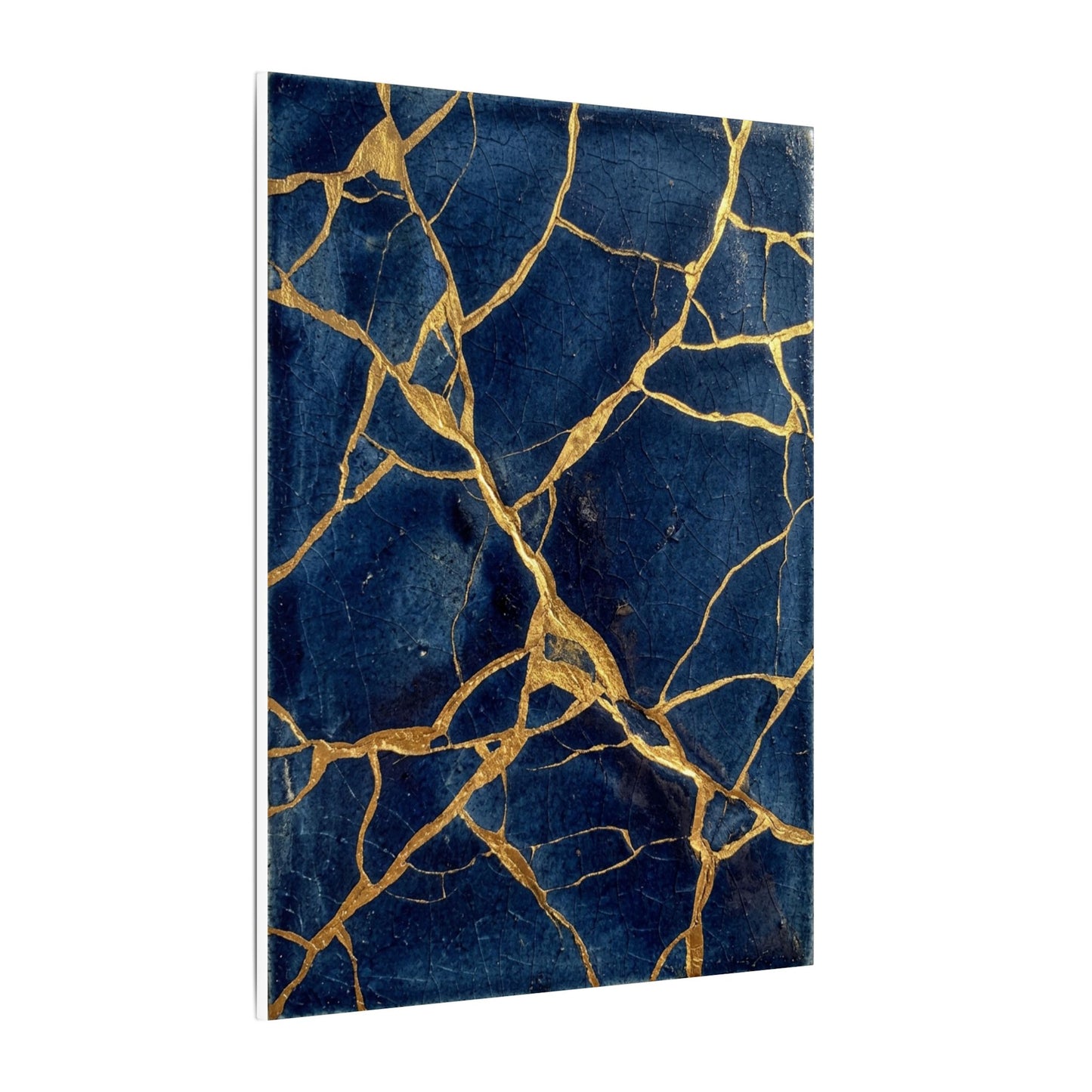 Kintsugi Crackle Canvas Art