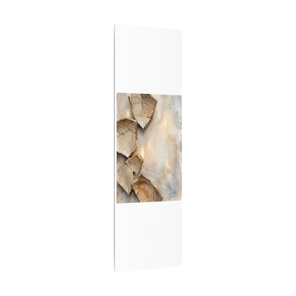 Broken Pottery Winter Canvas Art | Japandi Warm Design