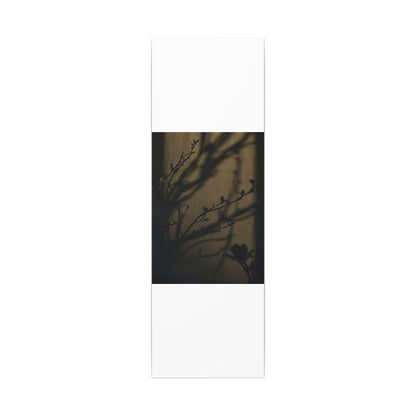 Seijaku Shadow Play Canvas Art - Dark Japandi Charcoal Ink