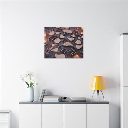 Winter Broken Pottery Broken Beauty Canvas Art | Beautiful Decor