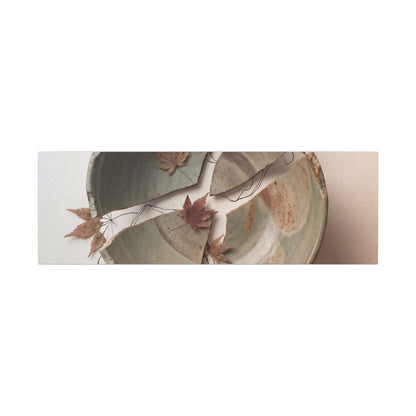Dawn Ceramic Bowl Canvas Art - Japandi Fukinsei