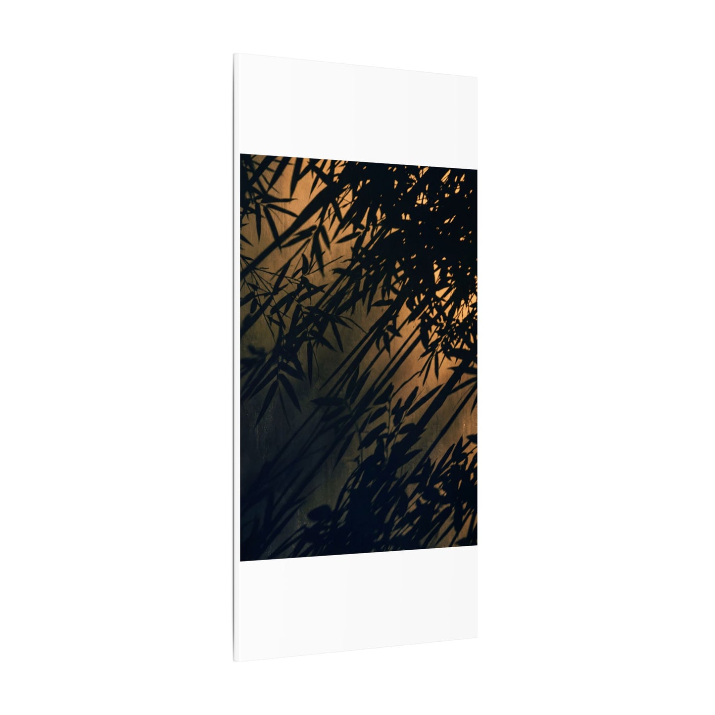 Sophisticated Shadow Play Canvas Art - Shadow Zen Dark Japandi