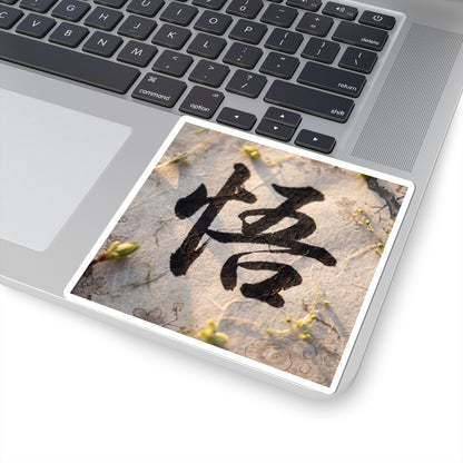 Art Spring Sticker | Zen Contemplative Design