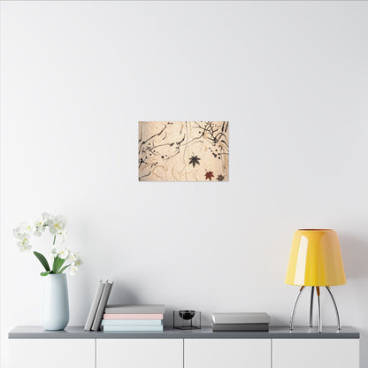 Golden Hour Shoji Screen Canvas Art - Japandi Fukinsei