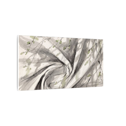 Silk Drape Spring Canvas Art | Zen Contemplative Design