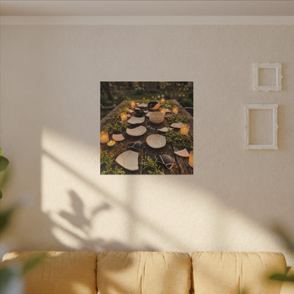 Broken Pottery Spring Canvas Art | Kintsugi Beautiful Design