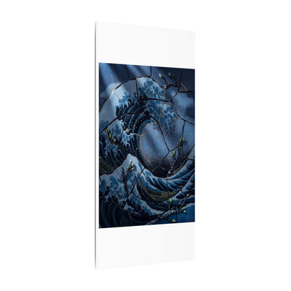 Ocean Wave Spring Canvas Art | Kintsugi Artful Design
