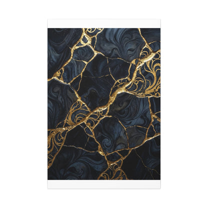 Kintsugi Gold Vein Canvas Art