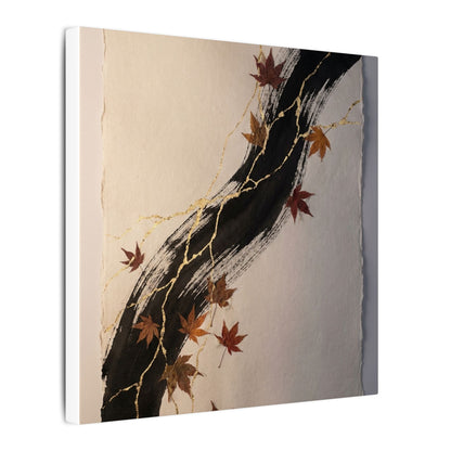 Dawn Ink Brushstroke Canvas Art - Kintsugi Ma