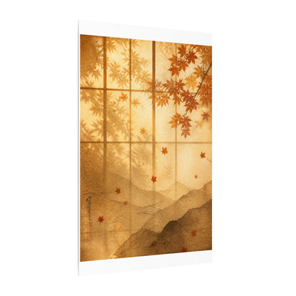 Shoji Screen Texture Canvas Art | Earthy Japandi Art