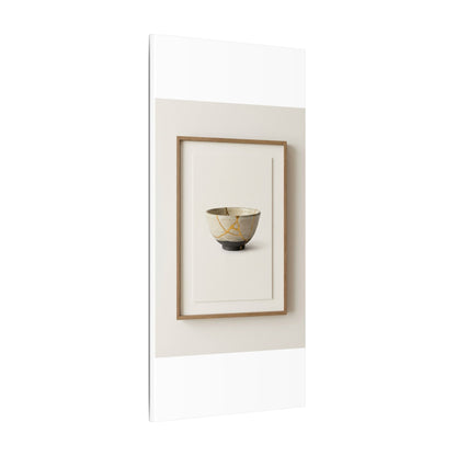 Kintsugi Charcoal Canvas Art