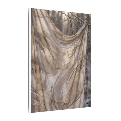 Ma Silk Drape Canvas Art - Japandi Japanese Pattern