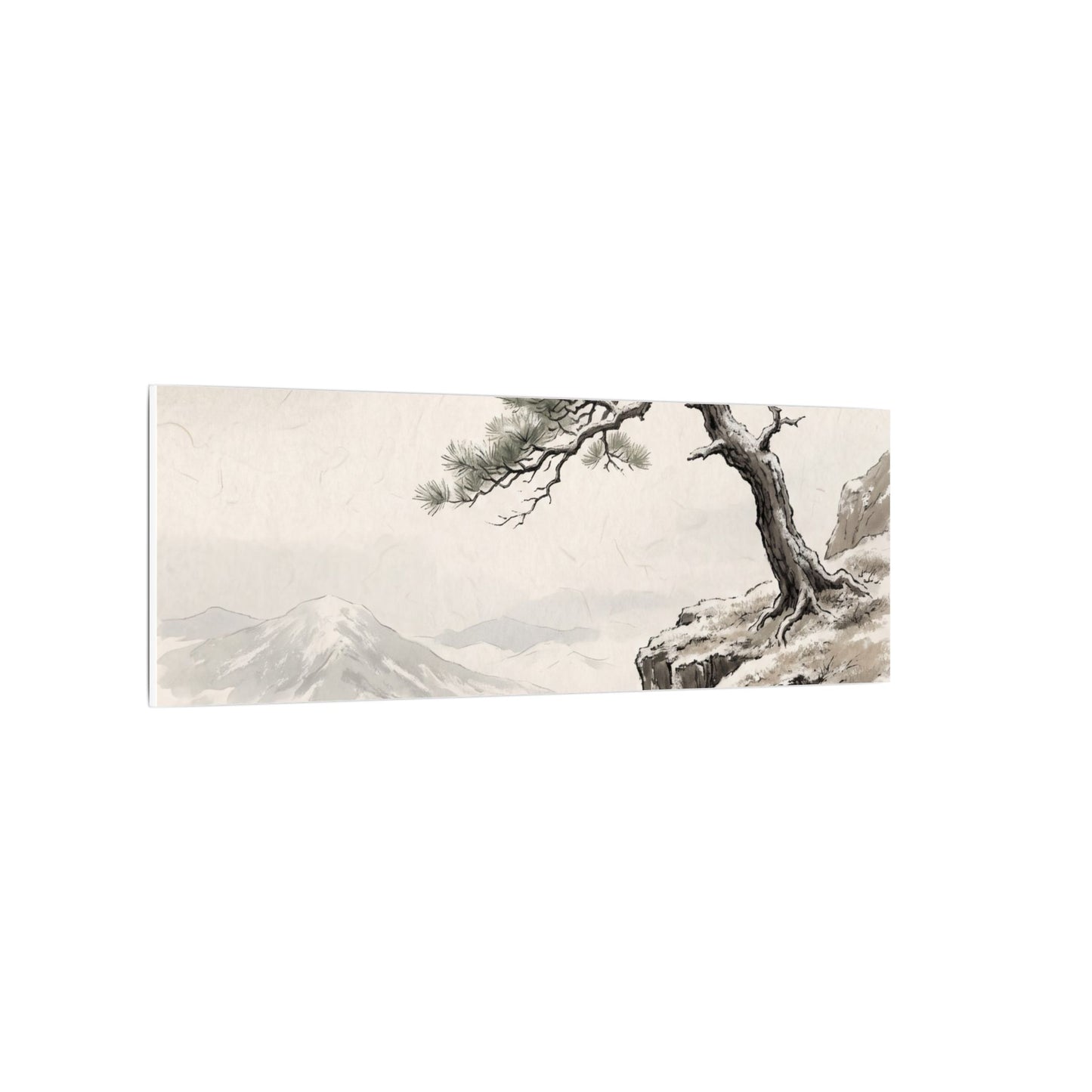Seijaku Pine Tree Canvas Art - Japandi Japanese Pattern