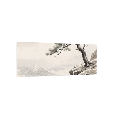 Seijaku Pine Tree Canvas Art - Japandi Japanese Pattern