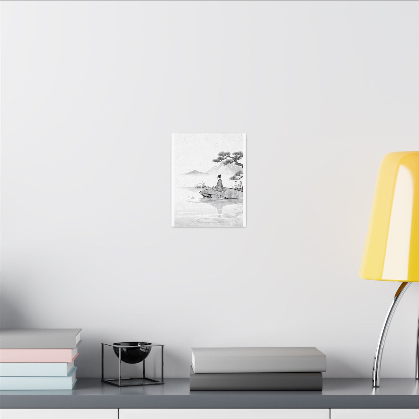 Meditation Harmonious Zen Ukiyo-e Canvas Art