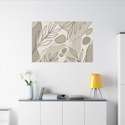Japandi Minimal Line Canvas Art