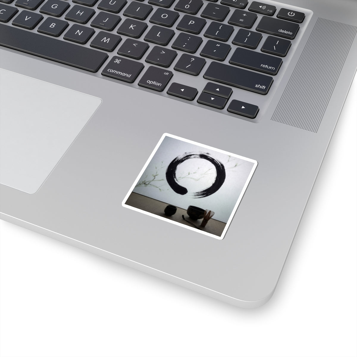 Tea Ceremony Enso Sticker | Contemplative Zen Art
