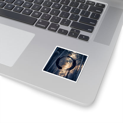 Zen Bamboo Grove in Golden Hour | Enso Sticker