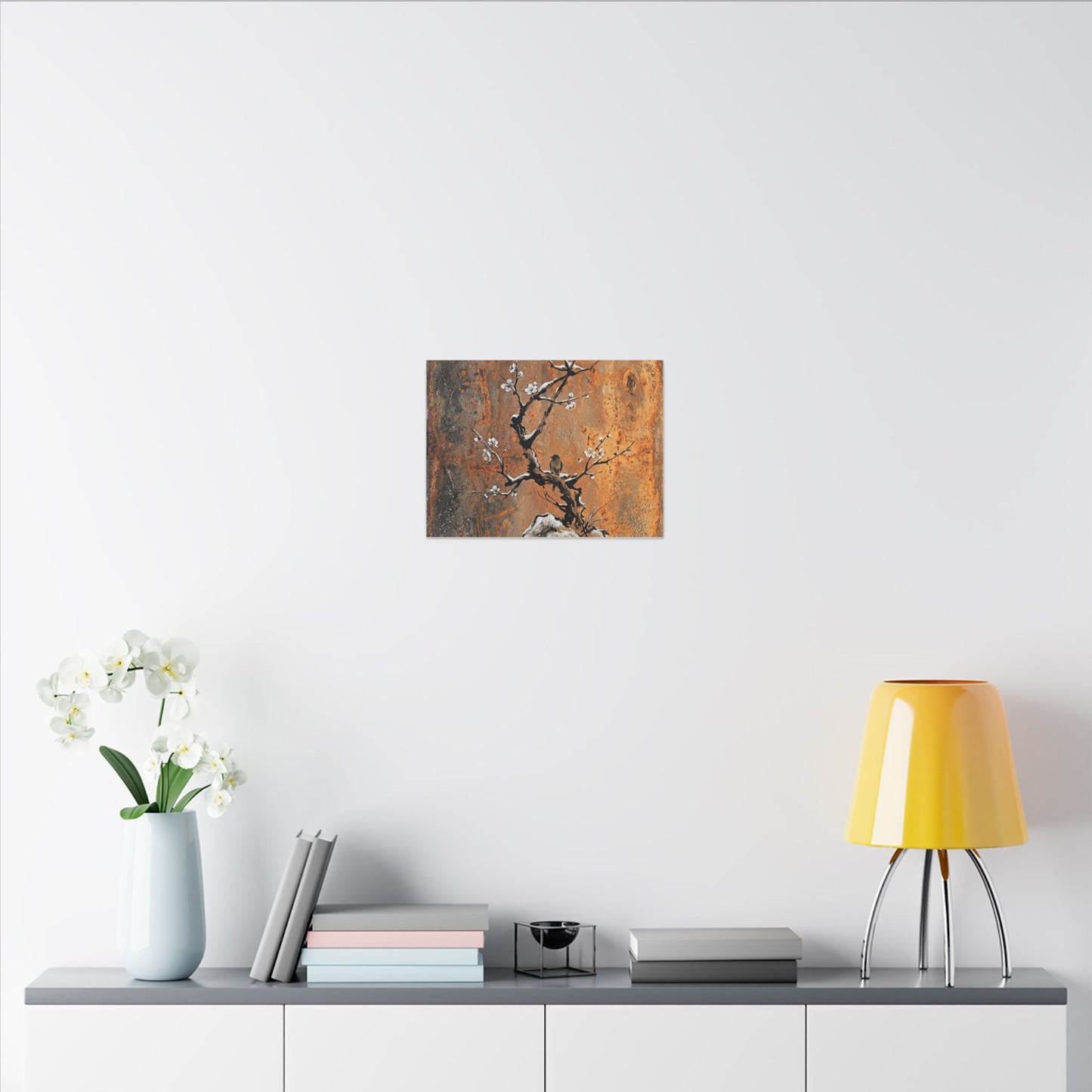 Datsuzoku Rust Patina Canvas Art - Zen Sumi E